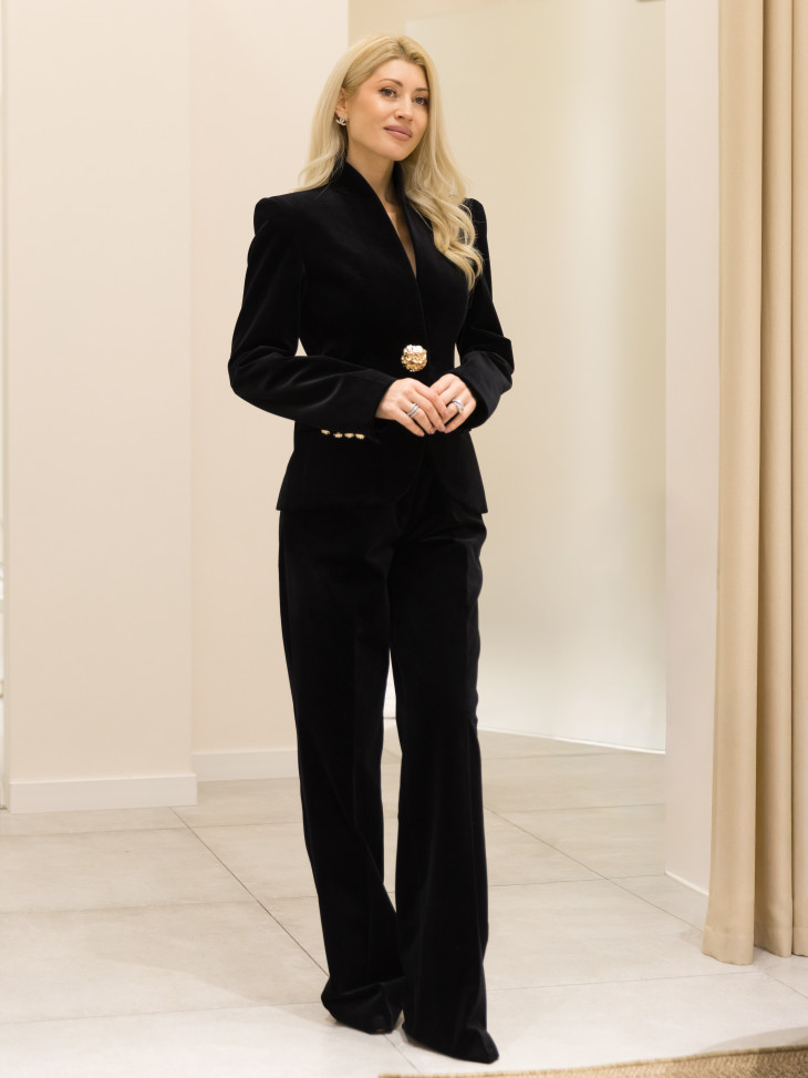 Брюки Палаццо Велюр