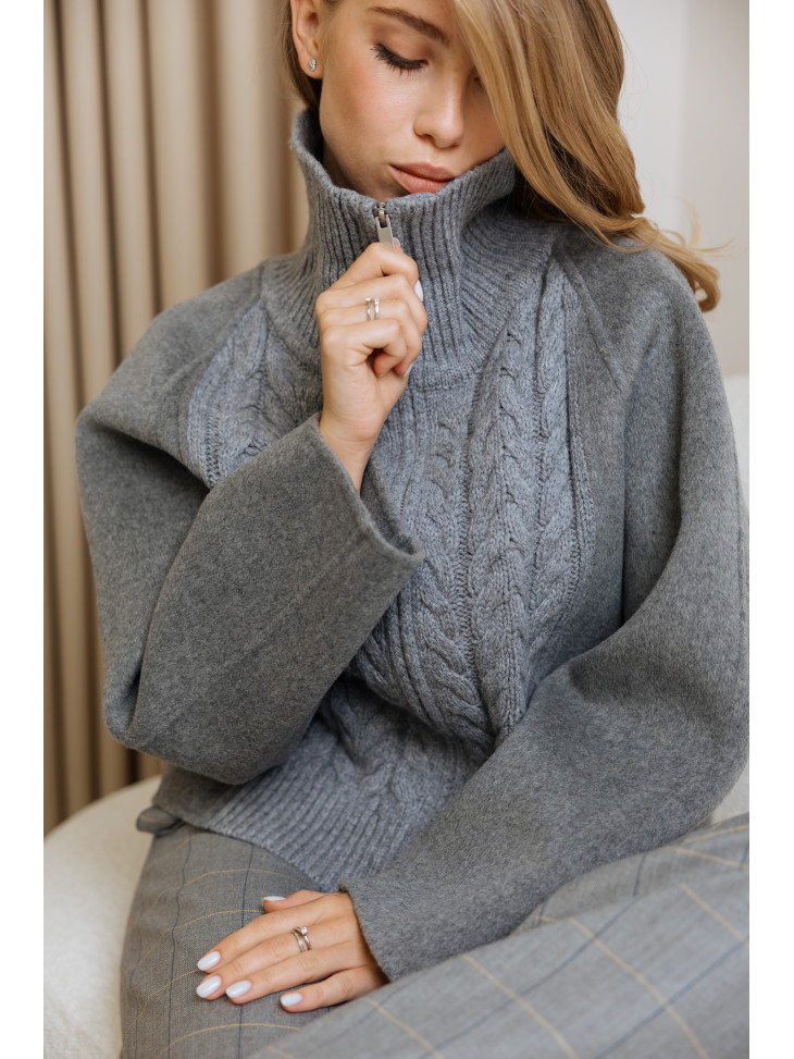 Бомбер Grey Wool