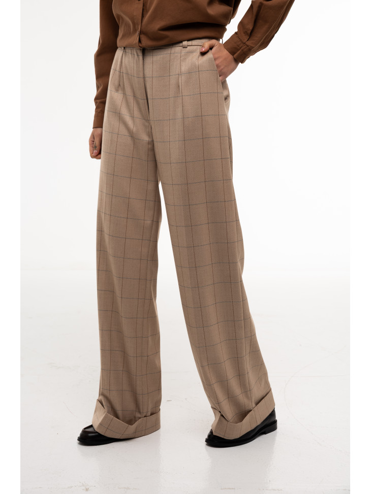 Штани Клітина Беж